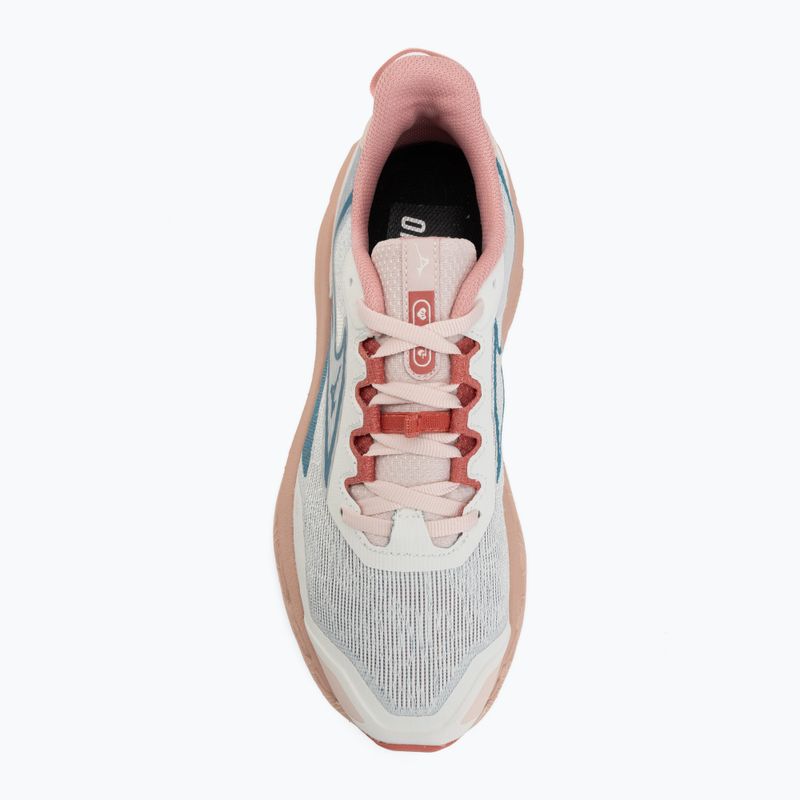 Scarpe da running donna Mizuno Wave Mujin 11 snow white/larkspur/faded rode 5