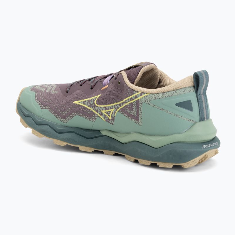 Scarpe da corsa donna Mizuno Wave Daichi 9 granite green/fortune yellow 3