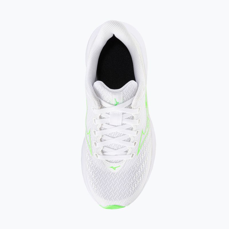 Scarpe da corsa per bambini Mizuno Enerzy Rider Jr white/glowing apple 5
