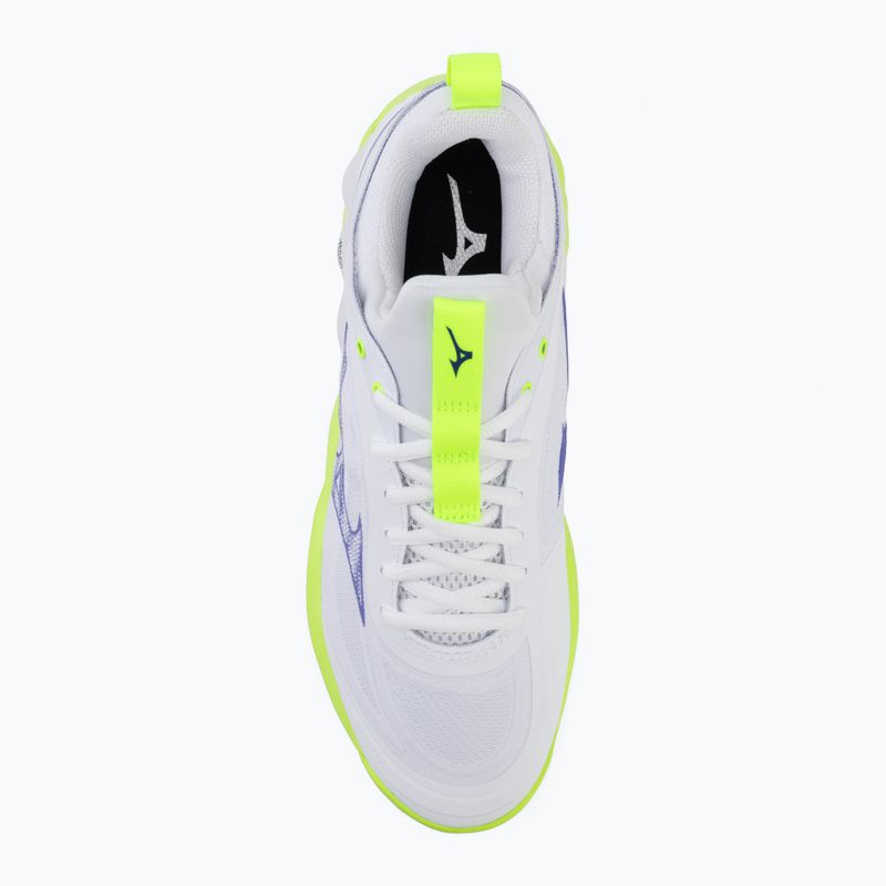 Scarpe da pallavolo Mizuno Wave Luminous 3 white/lightning yellow/dazzling blue 5
