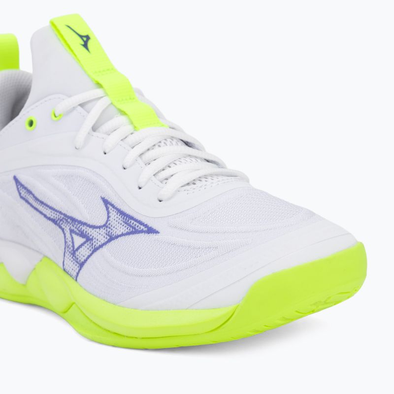 Scarpe da pallavolo Mizuno Wave Luminous 3 white/lightning yellow/dazzling blue 7