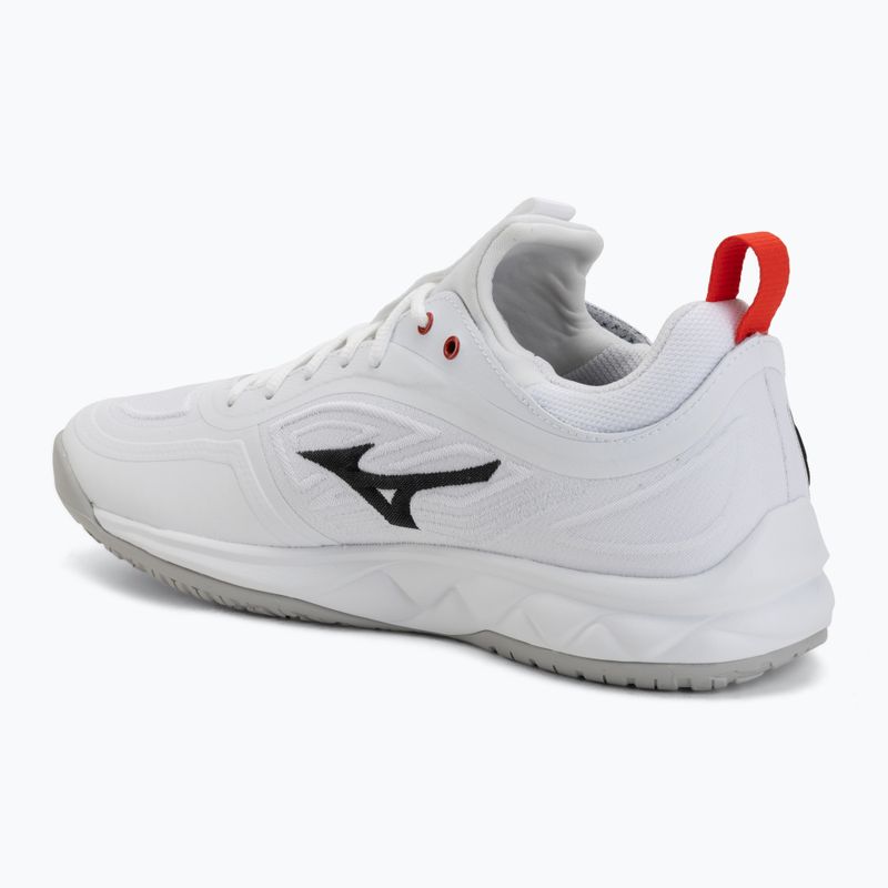 Scarpe da pallavolo Mizuno Wave Luminous 3 white/black/fiery red 3
