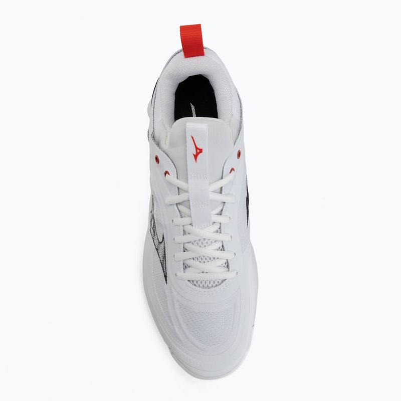 Scarpe da pallavolo Mizuno Wave Luminous 3 white/black/fiery red 5