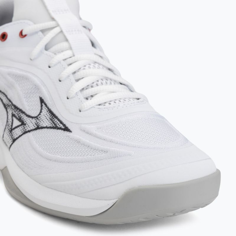 Scarpe da pallavolo Mizuno Wave Luminous 3 white/black/fiery red 7