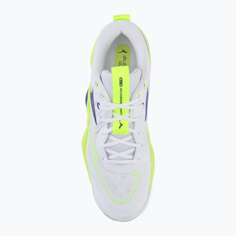 Scarpe da pallavolo Mizuno Wave Momentum Elite white/lightning yellow/dazzling blue 5