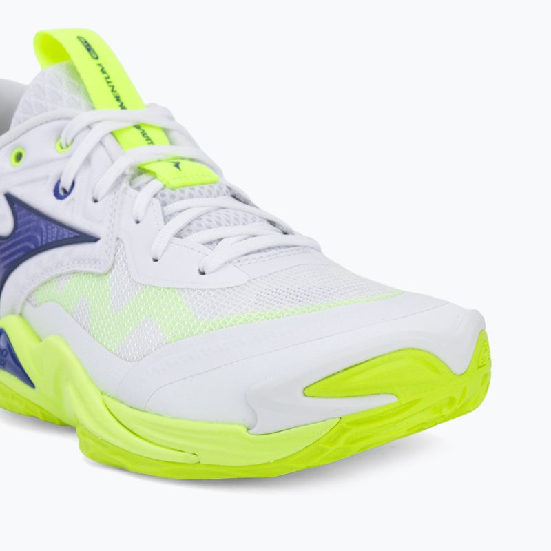 Scarpe da pallavolo Mizuno Wave Momentum Elite white/lightning yellow/dazzling blue 7