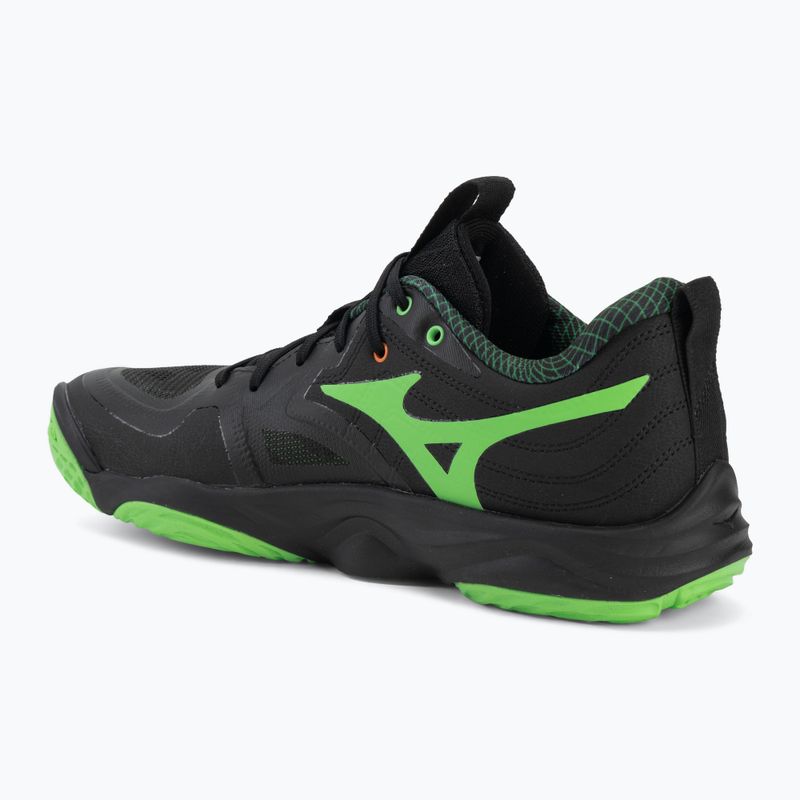 Scarpe da pallavolo Mizuno Wave Momentum Elite black/glowing apple/mandarin orange 3