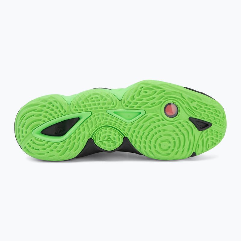 Scarpe da pallavolo Mizuno Wave Momentum Elite black/glowing apple/mandarin orange 4