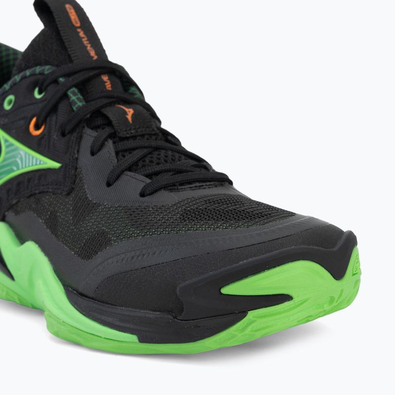 Scarpe da pallavolo Mizuno Wave Momentum Elite black/glowing apple/mandarin orange 7