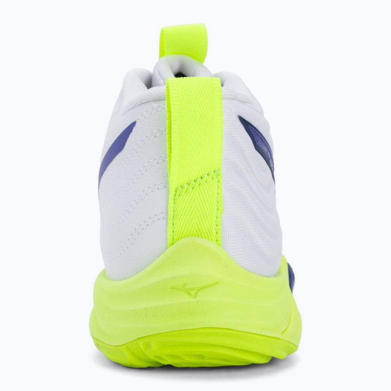 Scarpe da pallavolo Mizuno Wave Momentum Elite Mid white/lightning yellow/dazzling blue 6