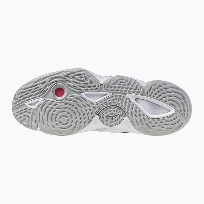 Scarpe da volley Mizuno Wave Momentum Elite Mid white/black/fiery red 2