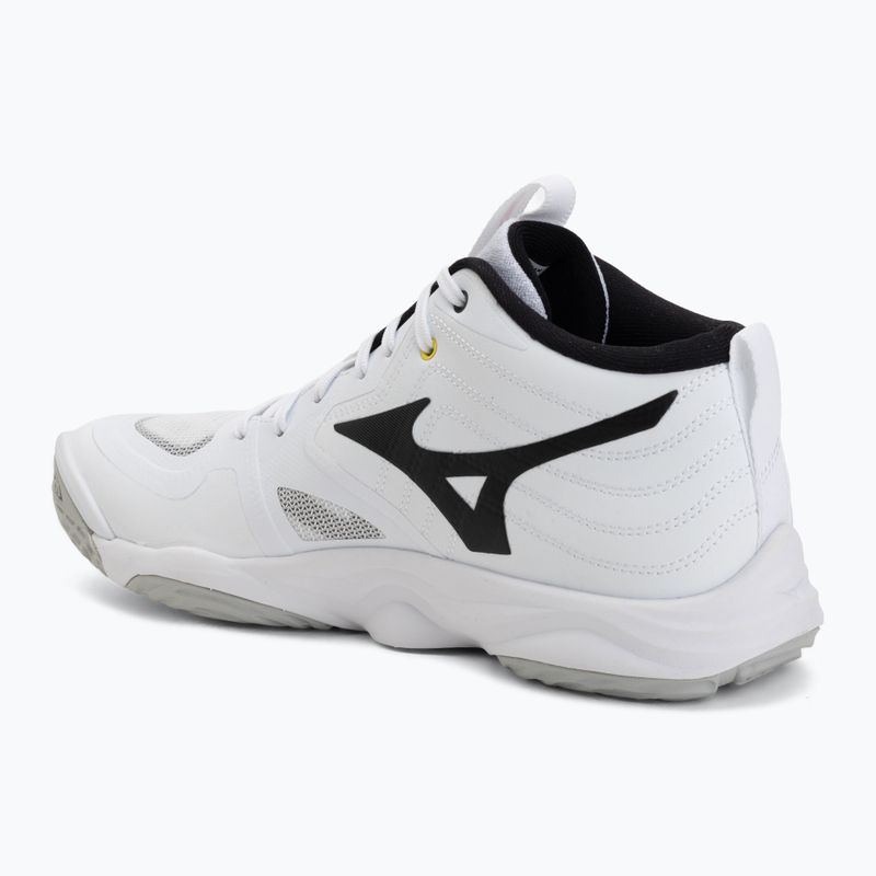 Scarpe da volley Mizuno Wave Momentum Elite Mid white/black/fiery red 3