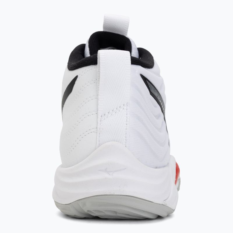 Scarpe da volley Mizuno Wave Momentum Elite Mid white/black/fiery red 6