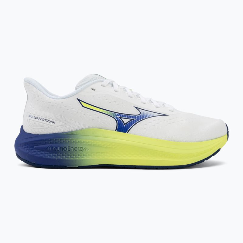 Scarpe running uomo Mizuno Fortrush white/estate blue/lightning yellow 2