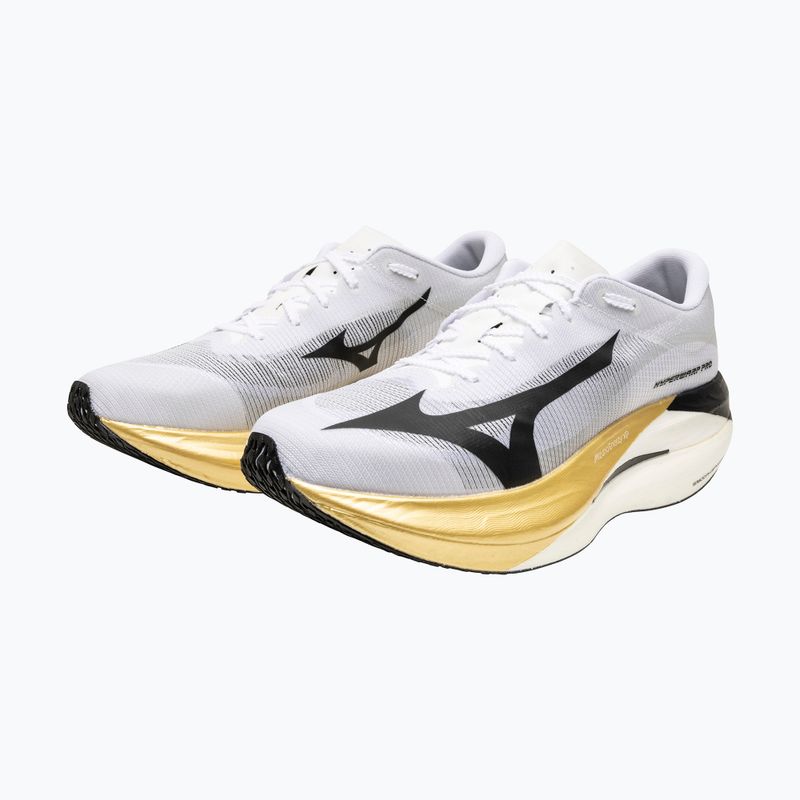 Scarpe da corsa Mizuno Hyperwarp Pro white/black/gold 5