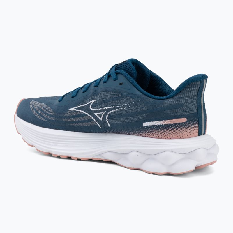Scarpe da running donna Mizuno Wave Skyrise 7 sailor blue/white/rose elegance 3