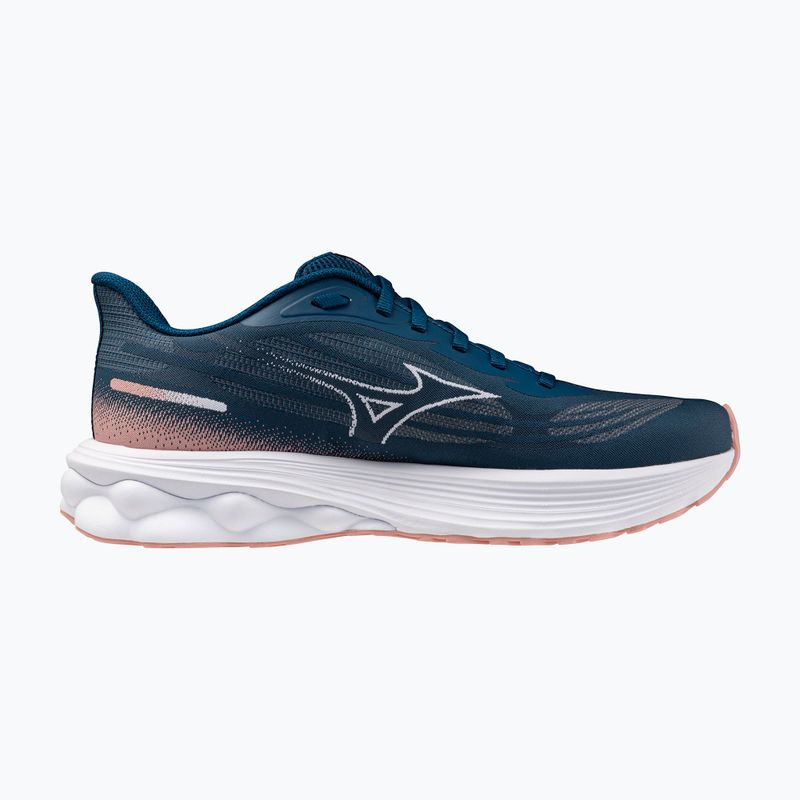 Scarpe da running donna Mizuno Wave Skyrise 7 sailor blue/white/rose elegance 2