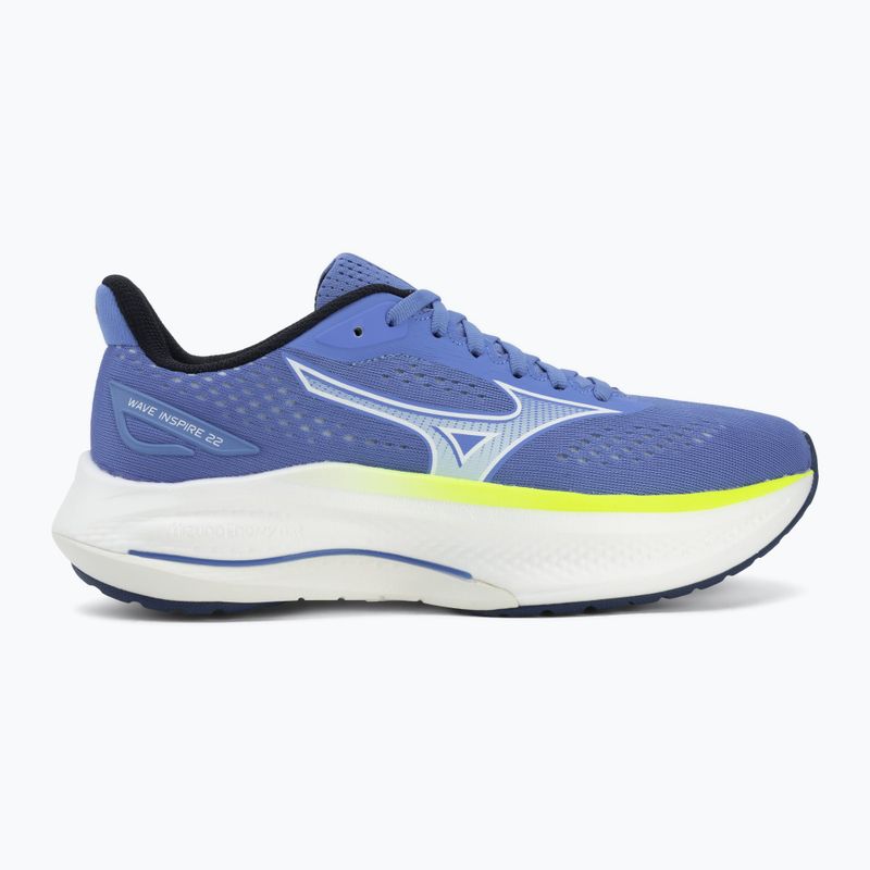 Scarpe da running donna Mizuno Wave Inspire 22 ultramarine/white/lightning yellow 2