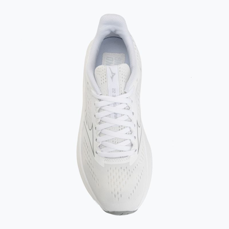 Scarpe da running donna Mizuno Wave Inspire 22 white/white/harbor mist 5