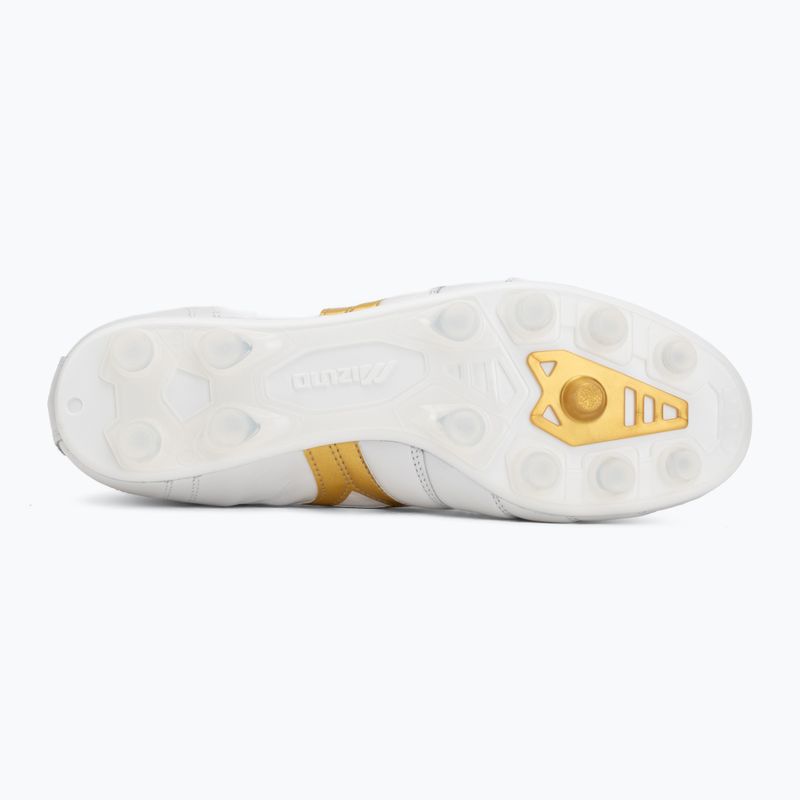 Scarpe da calcio Mizuno Morelia II Japan FG white/football gold/galaxy silver 4
