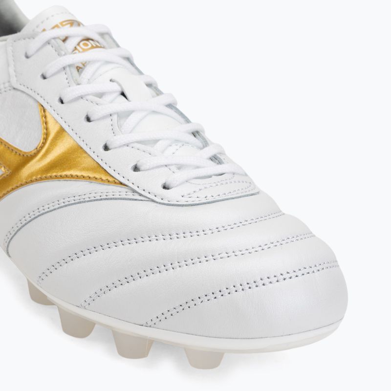 Scarpe da calcio Mizuno Morelia II Japan FG white/football gold/galaxy silver 7