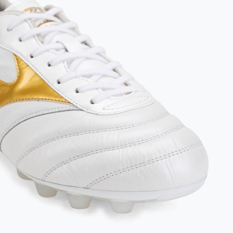 Scarpe da calcio Mizuno Morelia II Elite FG white/football gold/galaxy silver 7