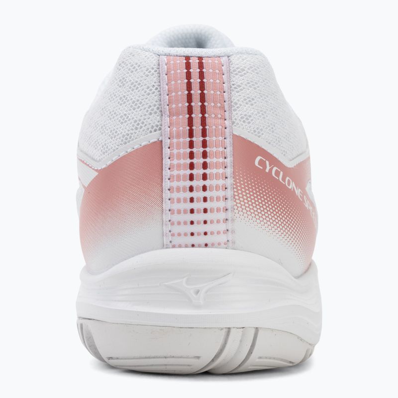 Scarpe da pallavolo donna Mizuno Cyclone Speed 5 white/rose elegance/lava falls 6