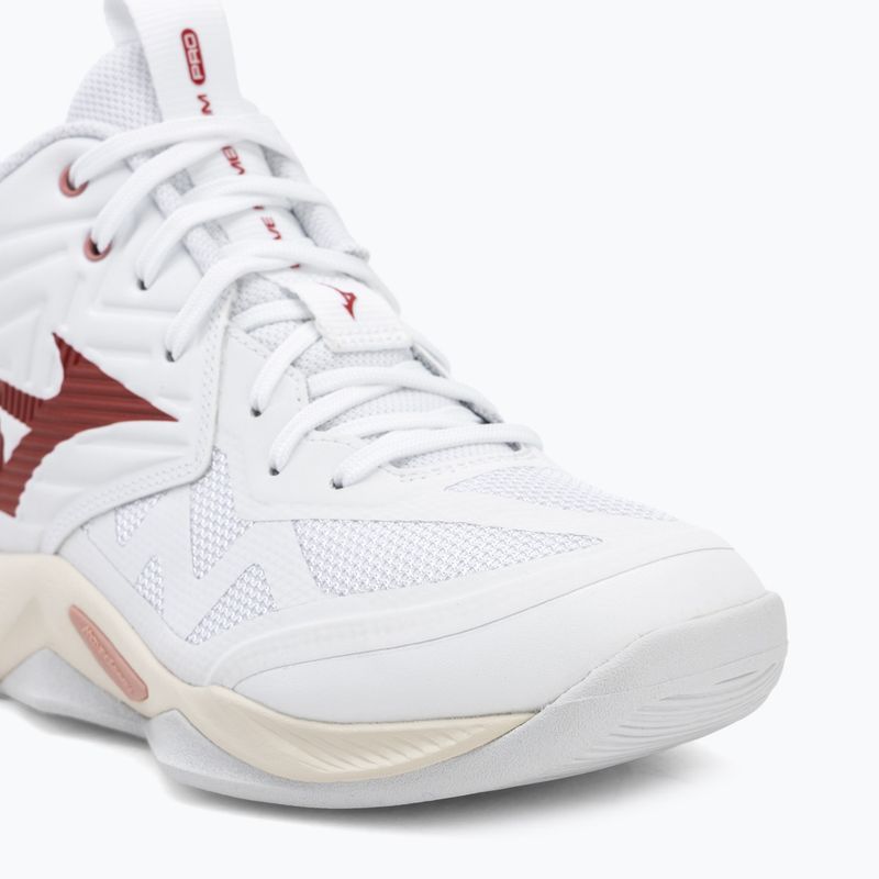 Scarpe da pallavolo donna Mizuno Wave Momentum Pro Mid white/rose elegance/lava falls 7