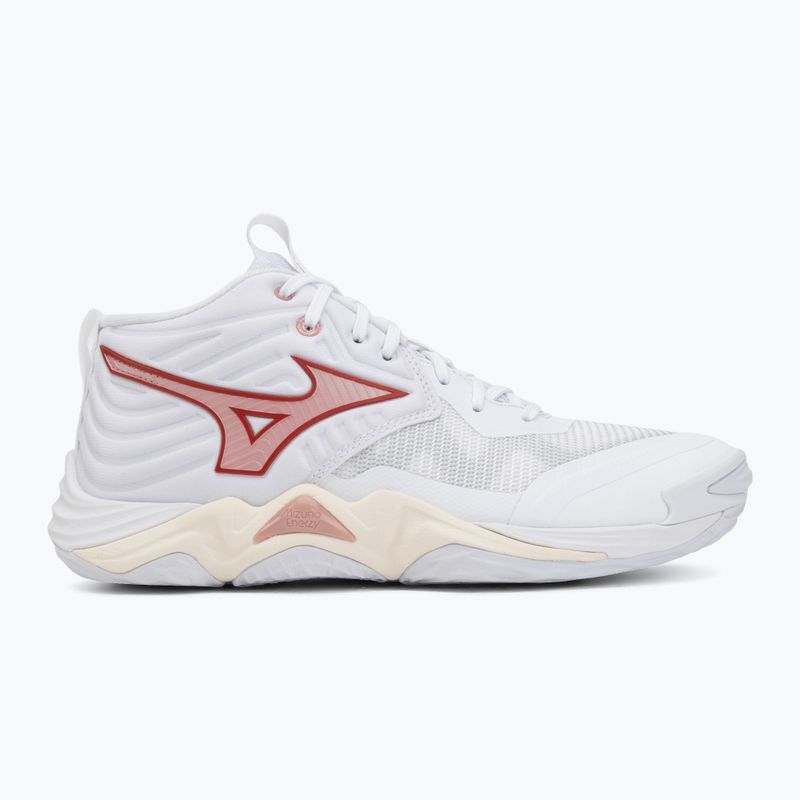 Scarpe da pallavolo donna  Mizuno Wave Momentum Elite Mid white/rose elegance/lava falls 2