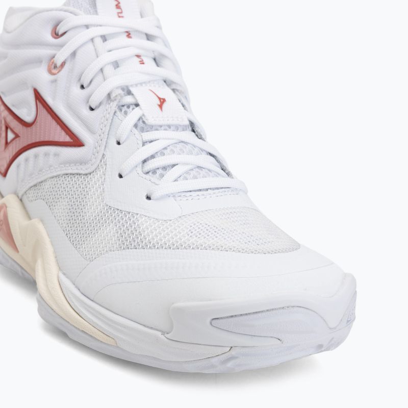 Scarpe da pallavolo donna  Mizuno Wave Momentum Elite Mid white/rose elegance/lava falls 7