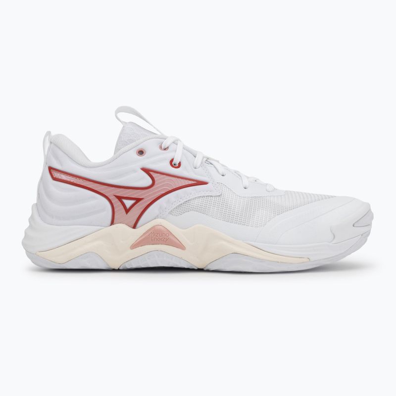 Scarpe da pallavolo donna Mizuno Wave Momentum Elite white/rose elegance/lava falls 2