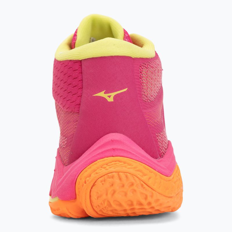 Scarpe da pallavolo Mizuno Wave Lightning Elite Mid pink tetra/fortune yellow/light 6