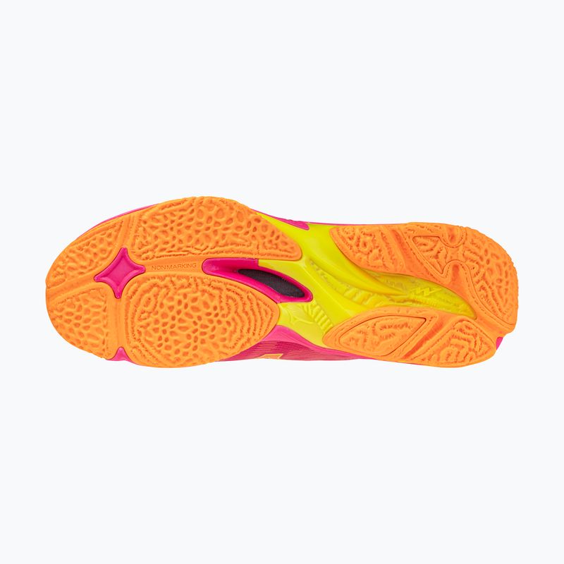 Scarpe da pallavolo Mizuno Wave Lightning Elite Mid pink tetra/fortune yellow/light 4