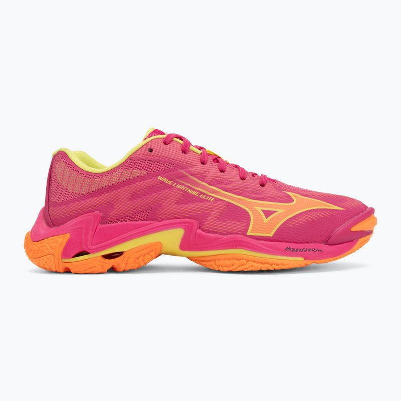 Scarpe da pallavolo Mizuno Wave Lightning Elite pink tetra/fortune yellow/ligh 2
