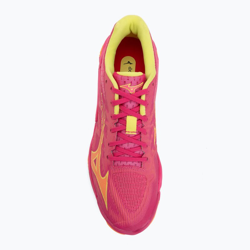 Scarpe da pallavolo Mizuno Wave Lightning Elite pink tetra/fortune yellow/ligh 5