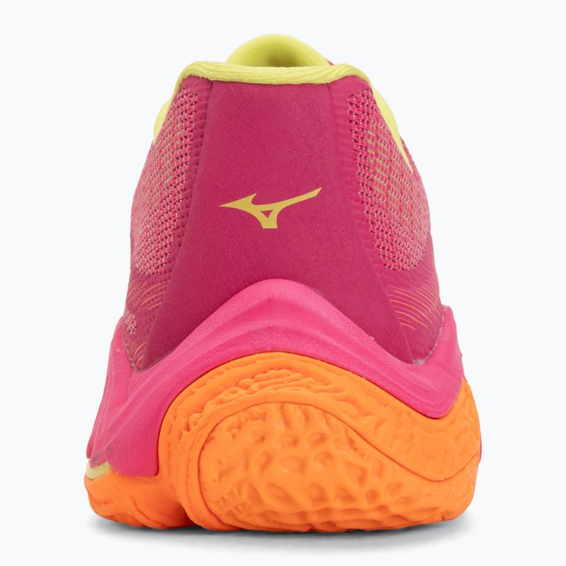 Scarpe da pallavolo Mizuno Wave Lightning Elite pink tetra/fortune yellow/ligh 6