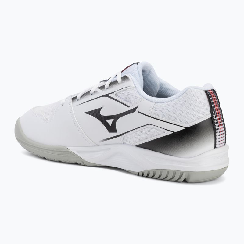 Scarpe da pallavolo Mizuno Cyclone Speed 5 white/black/fiery red 3