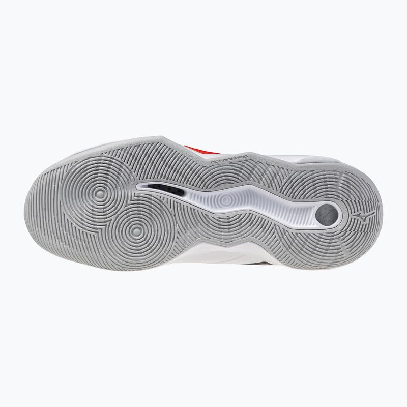 Scarpe da pallavolo Mizuno Wave Momentum Pro Mid white/black/fiery red 9