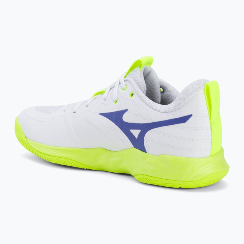 Scarpe da pallavolo Mizuno Wave Momentum Pro white/lightning yellow/dazzling blue 3