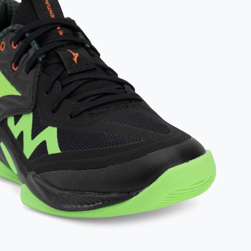 Scarpe da pallavolo Mizuno Wave Momentum Pro black/glowing apple/mandarin orange 7