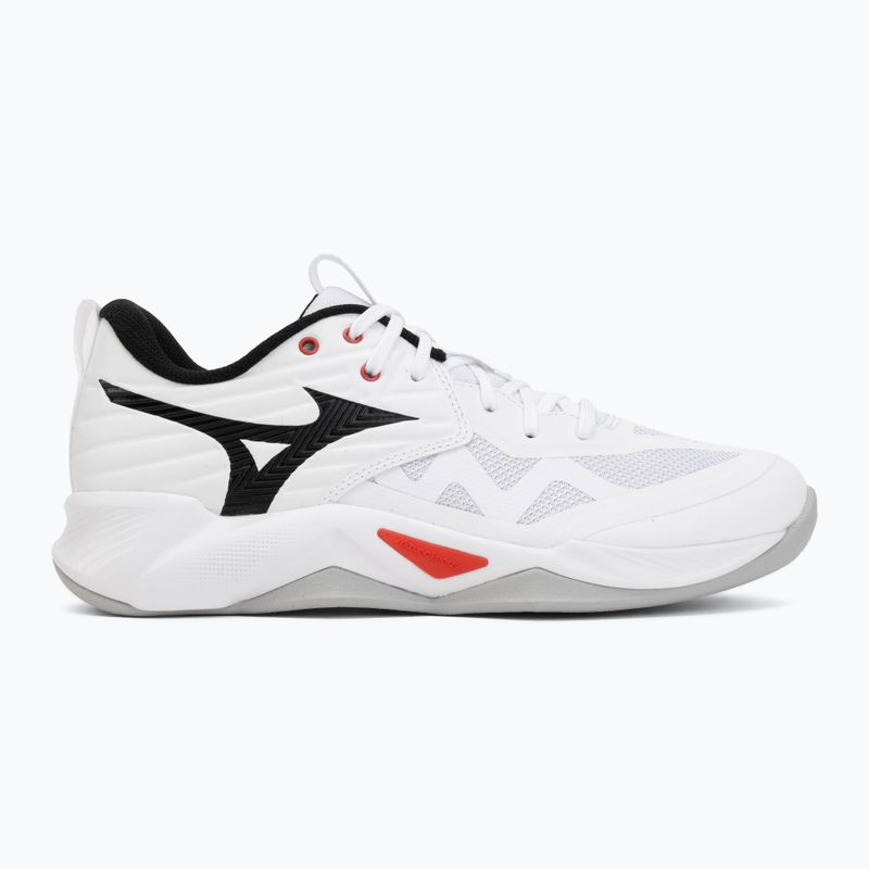 Scarpe da pallavolo Mizuno Wave Momentum Pro white/black/fiery red 2