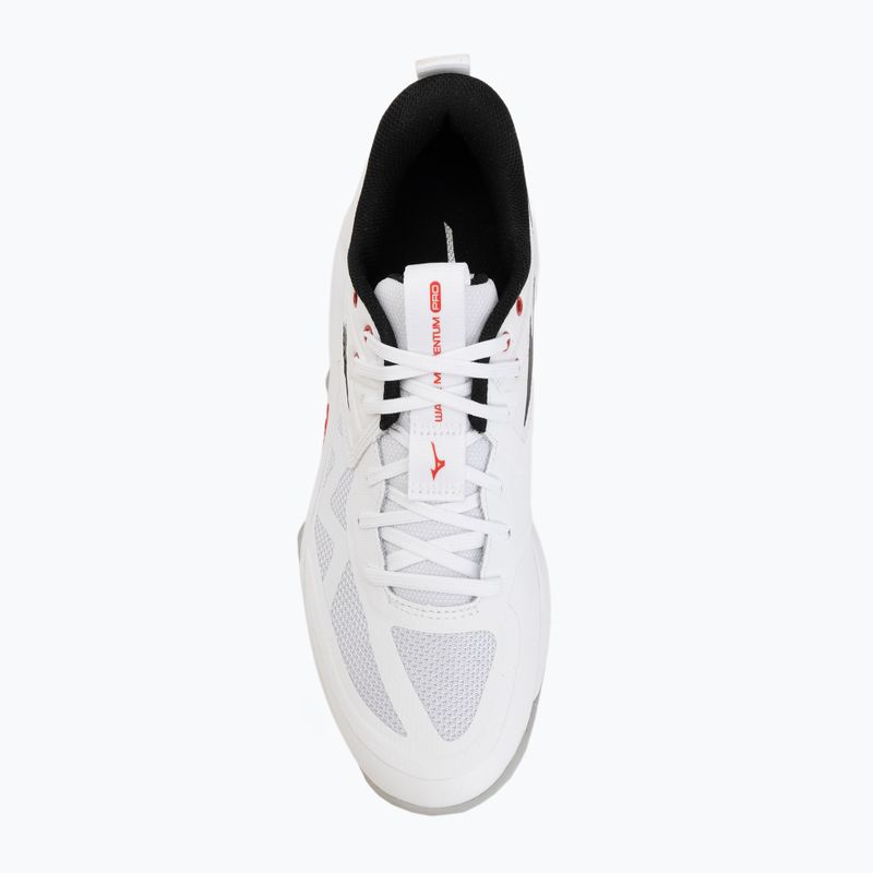 Scarpe da pallavolo Mizuno Wave Momentum Pro white/black/fiery red 5