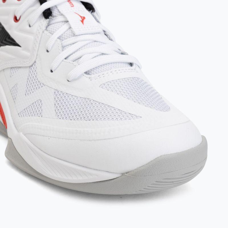 Scarpe da pallavolo Mizuno Wave Momentum Pro white/black/fiery red 7