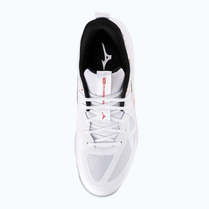 Scarpe da pallavolo Mizuno Wave Momentum Pro white/black/fiery red 5
