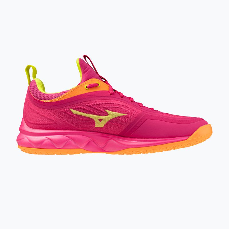 Scarpe da pallavolo Mizuno Wave Luminous 3 mugen pink tetra/fortune yellow/ligh 2