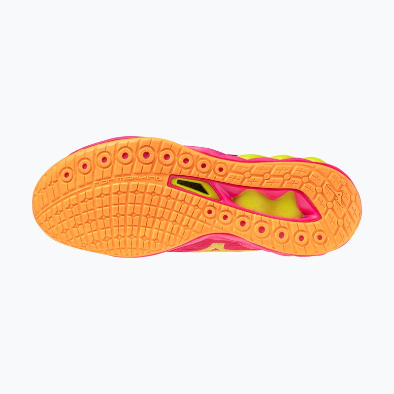Scarpe da pallavolo Mizuno Wave Luminous 3 mugen pink tetra/fortune yellow/ligh 4