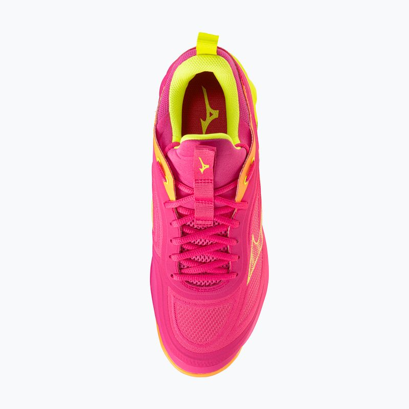 Scarpe da pallavolo Mizuno Wave Luminous 3 mugen pink tetra/fortune yellow/ligh 5