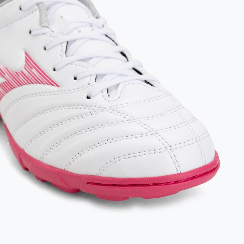 Scarpe da calcio junior Mizuno Monarcida Neo III Select Jr AS white/fuchsia purple 7