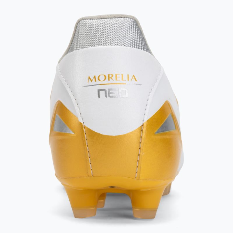 Scarpe da calcio Mizuno Morelia Neo IV Pro FG white/mp gold/cool gray 3c 6