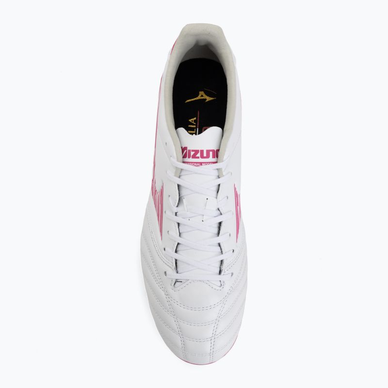 Scarpe da calcio Mizuno Morelia Neo IV Pro FG white/fuchsia purple/fuchsia purple 5